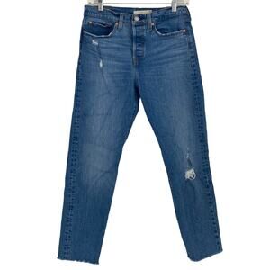 Levi's Wedgie Straight Leg Button Fly Jeans Size 28